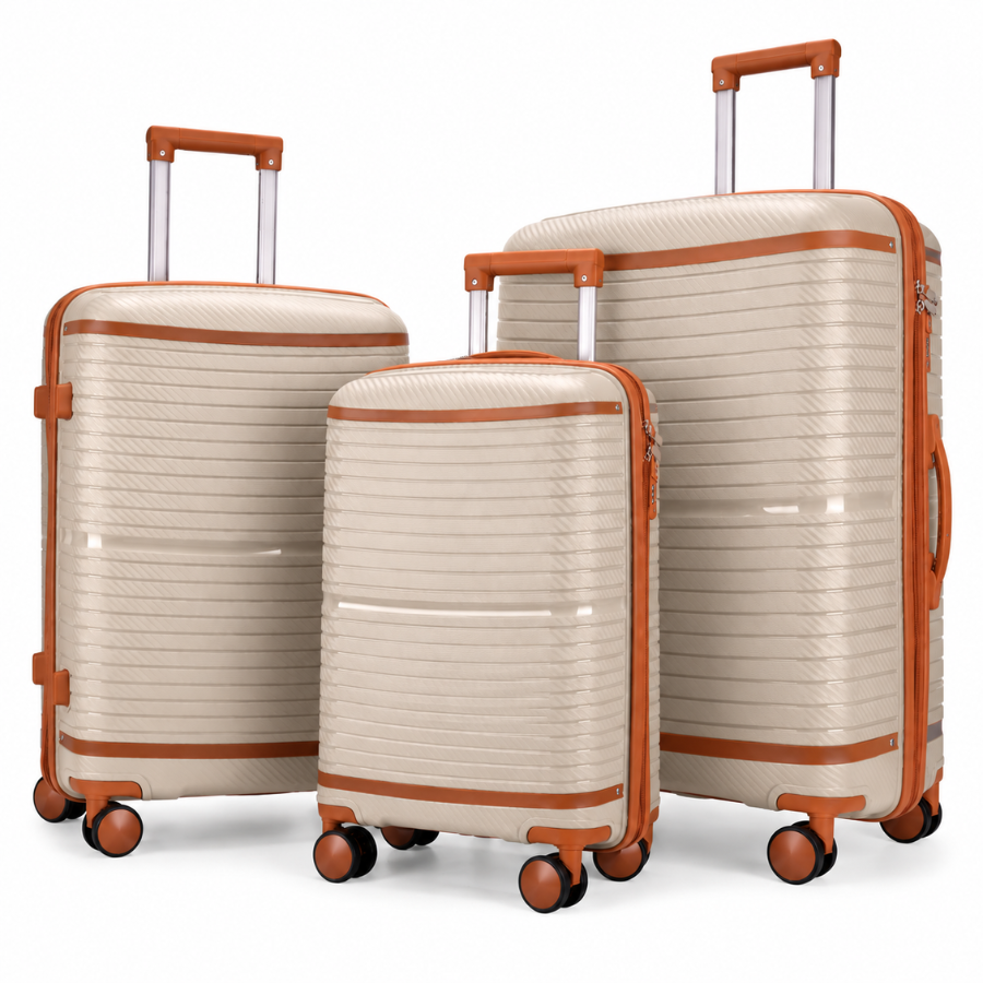 Set de 3 valises noires à roulettes AKPRO ATLAS™