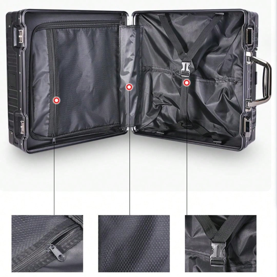 Valise à Roulettes Explorer Noir – L’Aventure Vous Attend