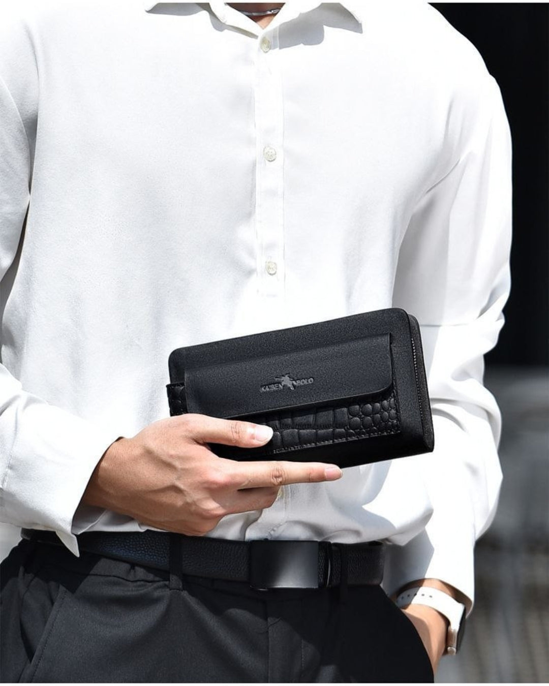 Portefeuille Homme Premium – Cuir Organisé Grande Capacité