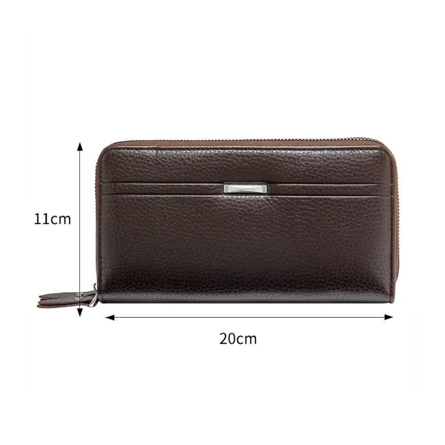 Portefeuille Homme Luxe – Double Zip & Finition Premium