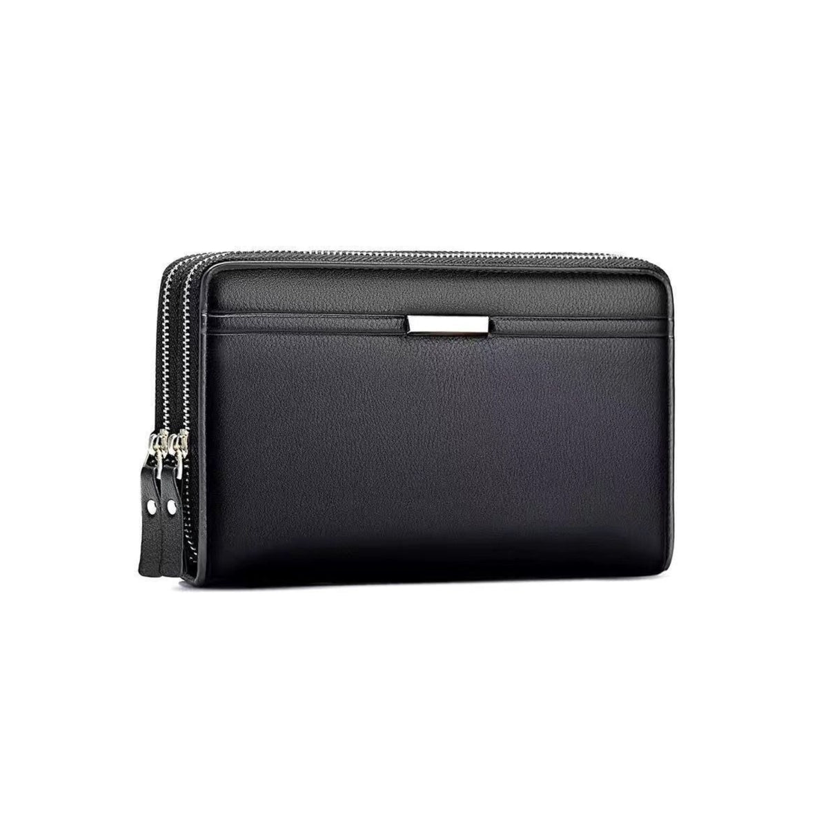 Portefeuille Homme Luxe – Double Zip & Finition Premium
