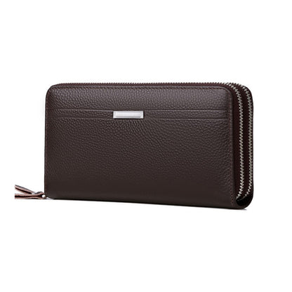 Portefeuille Homme Luxe – Double Zip & Finition Premium