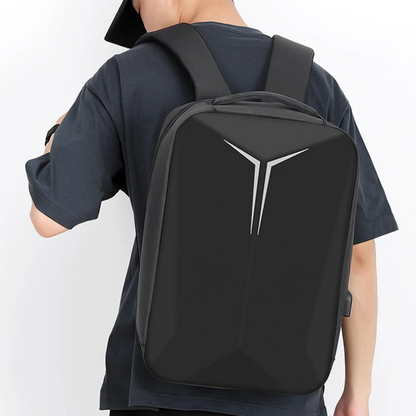 Sac à Dos Antivol Design Futuriste – Coque Rigide & Port USB