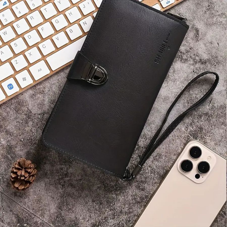 Portefeuille Class Lock – Élégance AK Pro