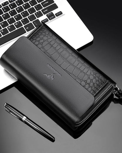 Portefeuille Homme Premium – Cuir Organisé Grande Capacité