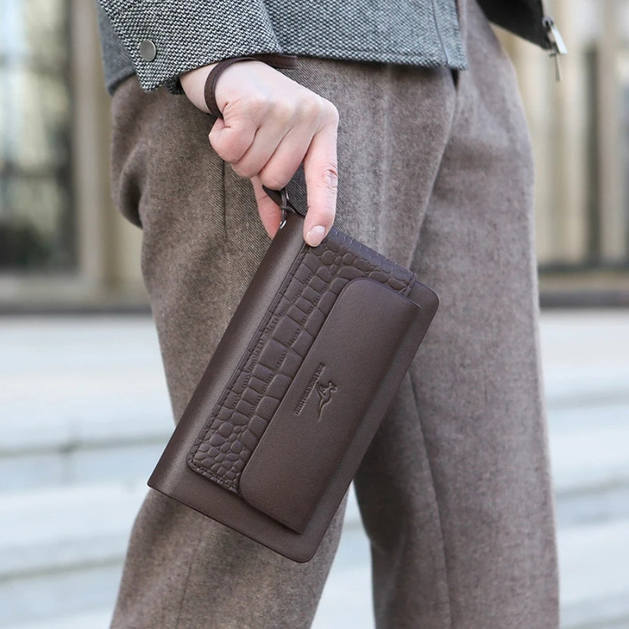 Portefeuille Homme Premium – Cuir Organisé Grande Capacité