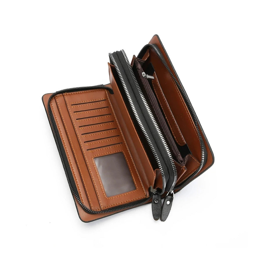 Portefeuille Homme Premium – Cuir Organisé Grande Capacité