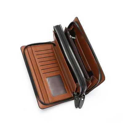 Portefeuille Homme Premium – Cuir Organisé Grande Capacité
