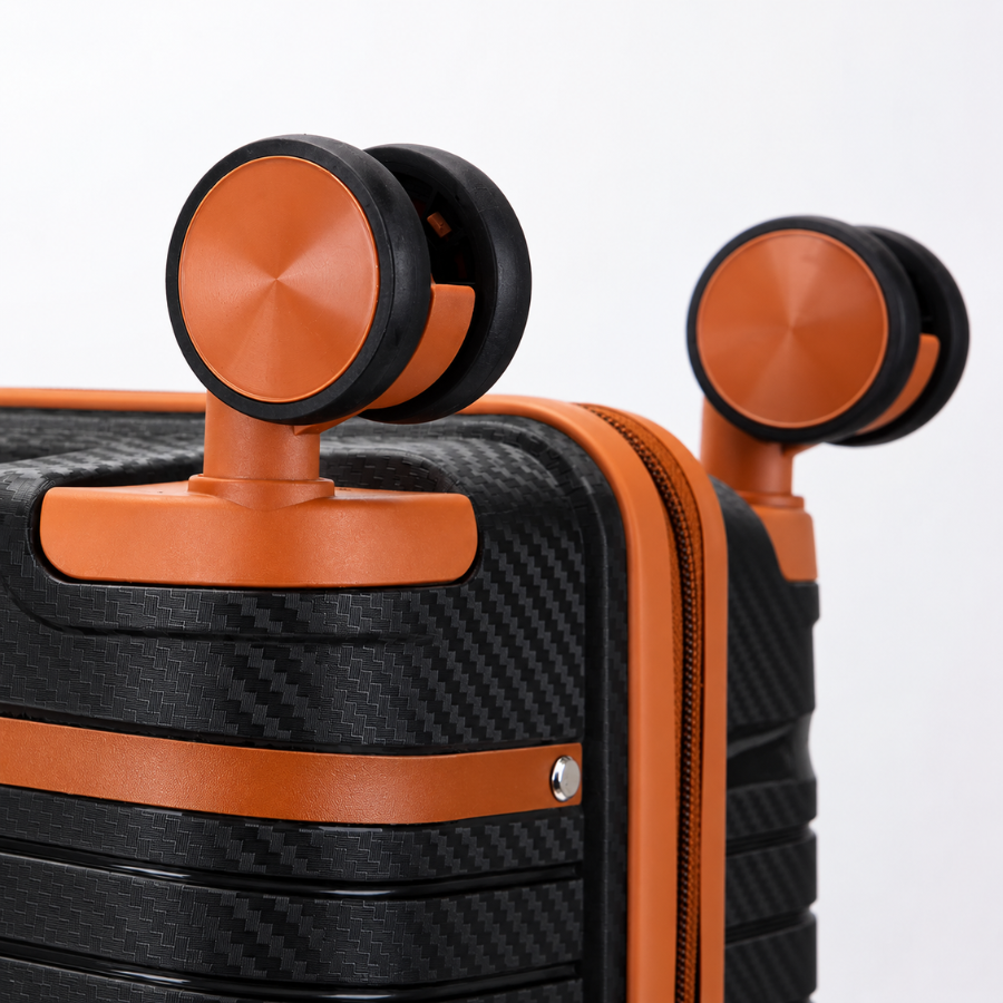 Set de 3 valises noires à roulettes AKPRO ATLAS™