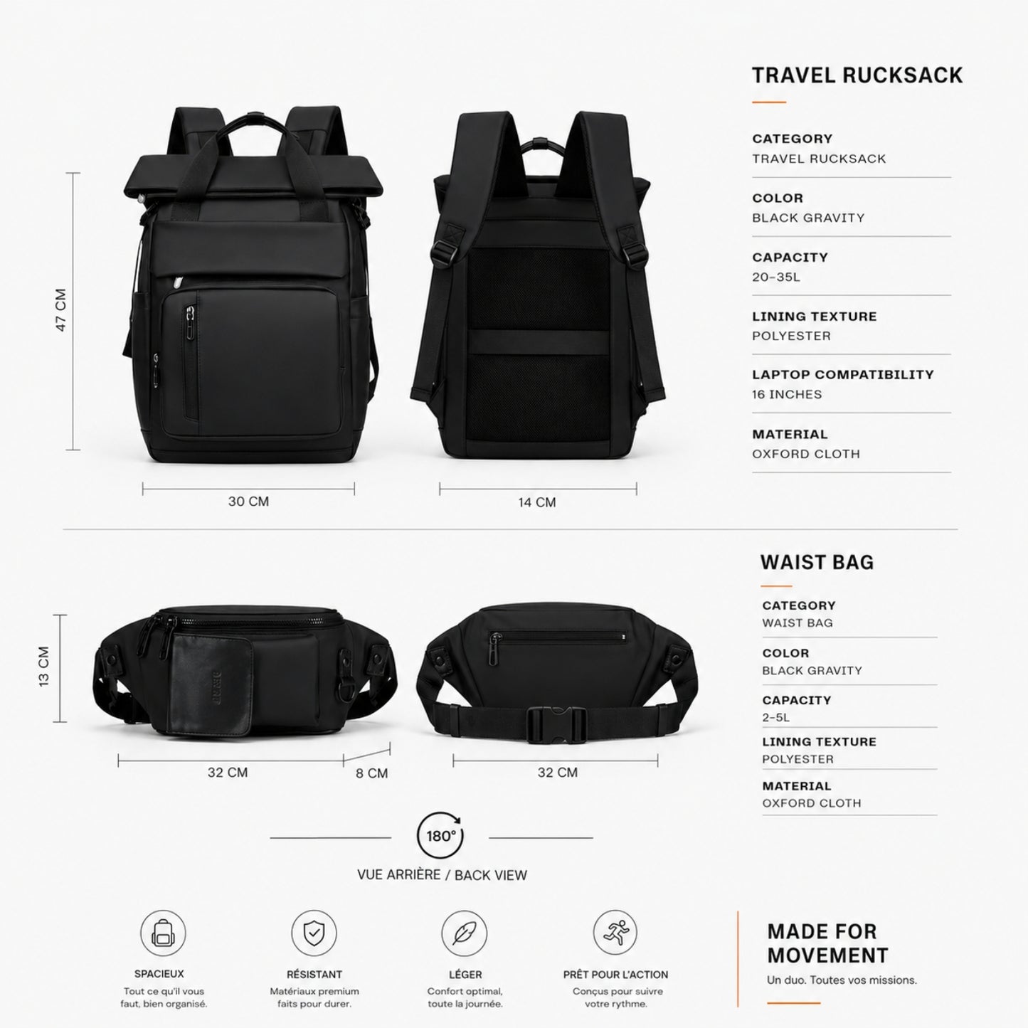 Pack ATHLON™ Urban Motion