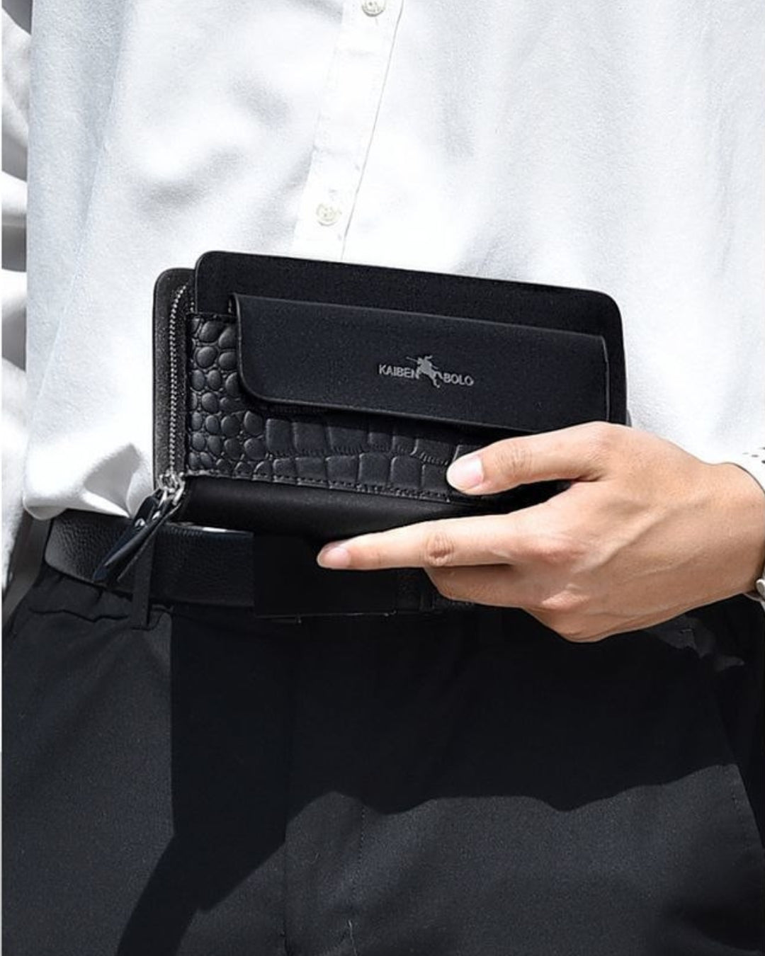Portefeuille Homme Premium – Cuir Organisé Grande Capacité