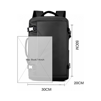 Sac à Dos de Voyage 3-en-1 – Grande Capacité & Port USB