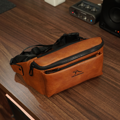 Banane Vintage en Cuir – Élégance & Praticité