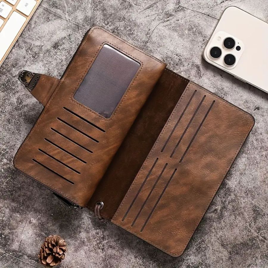 Portefeuille Class Lock – Élégance AK Pro