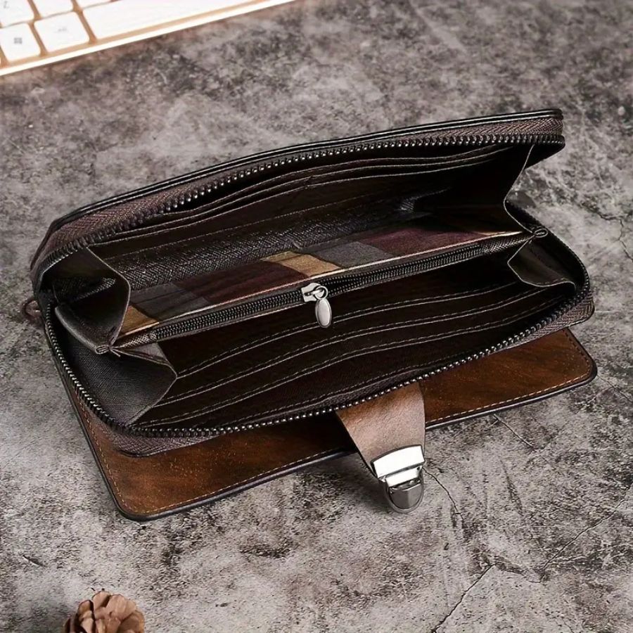 Portefeuille Class Lock – Élégance AK Pro