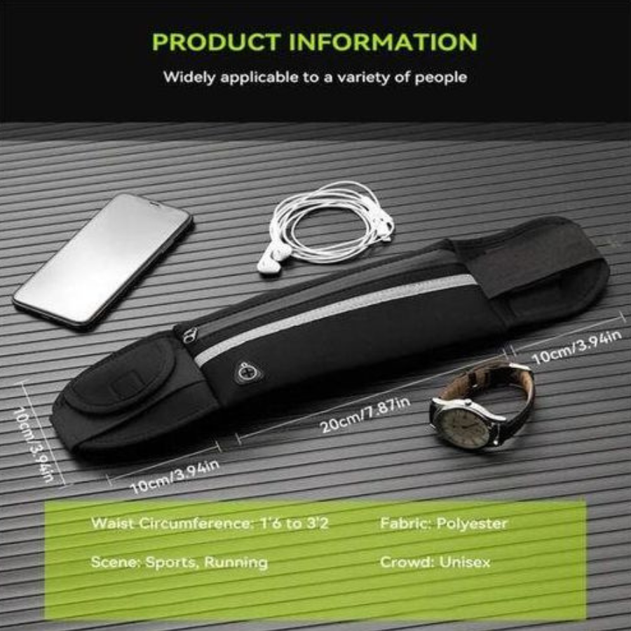 Banane Sport avec Porte-Gourde – Liberté & Hydratation