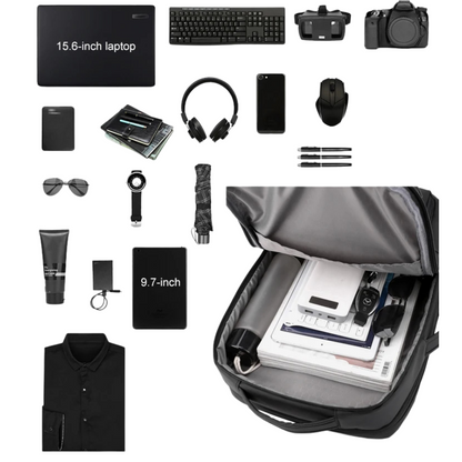 Sac à Dos Business Étanche – Élégance & Connectivité au Quotidien