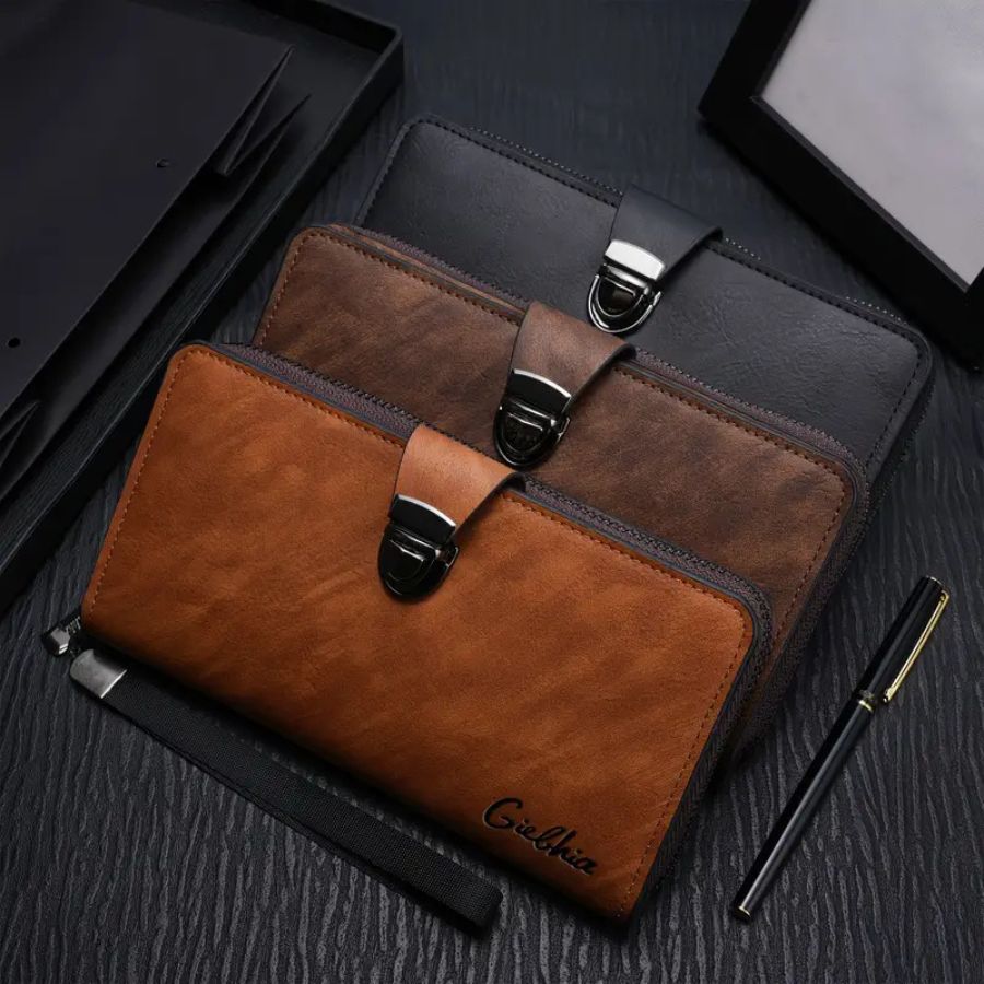 Portefeuille Class Lock – Élégance AK Pro