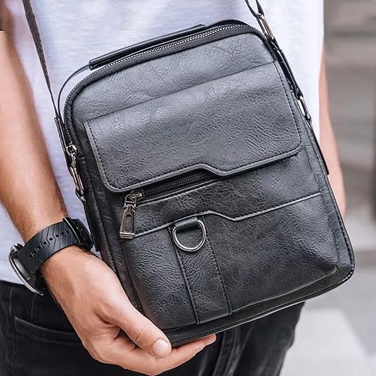 Sac Bandoulière Vaxo en Cuir Master Qualité