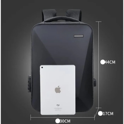 Sac à Dos Blindé Connecté – Design Futuriste & Port USB