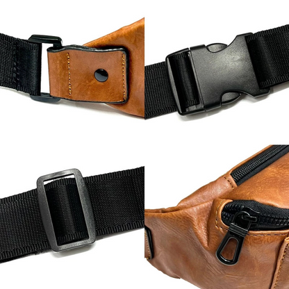 Banane Vintage en Cuir – Élégance & Praticité