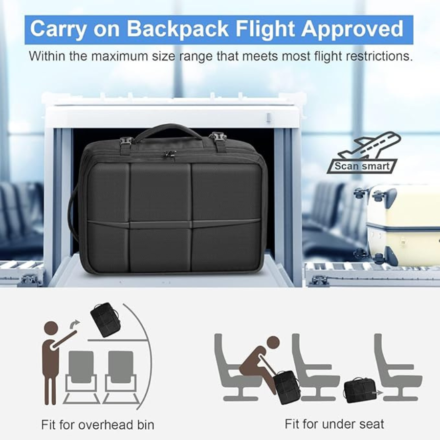 Sac à Dos Connecté Pro – Grande Capacité & Port USB