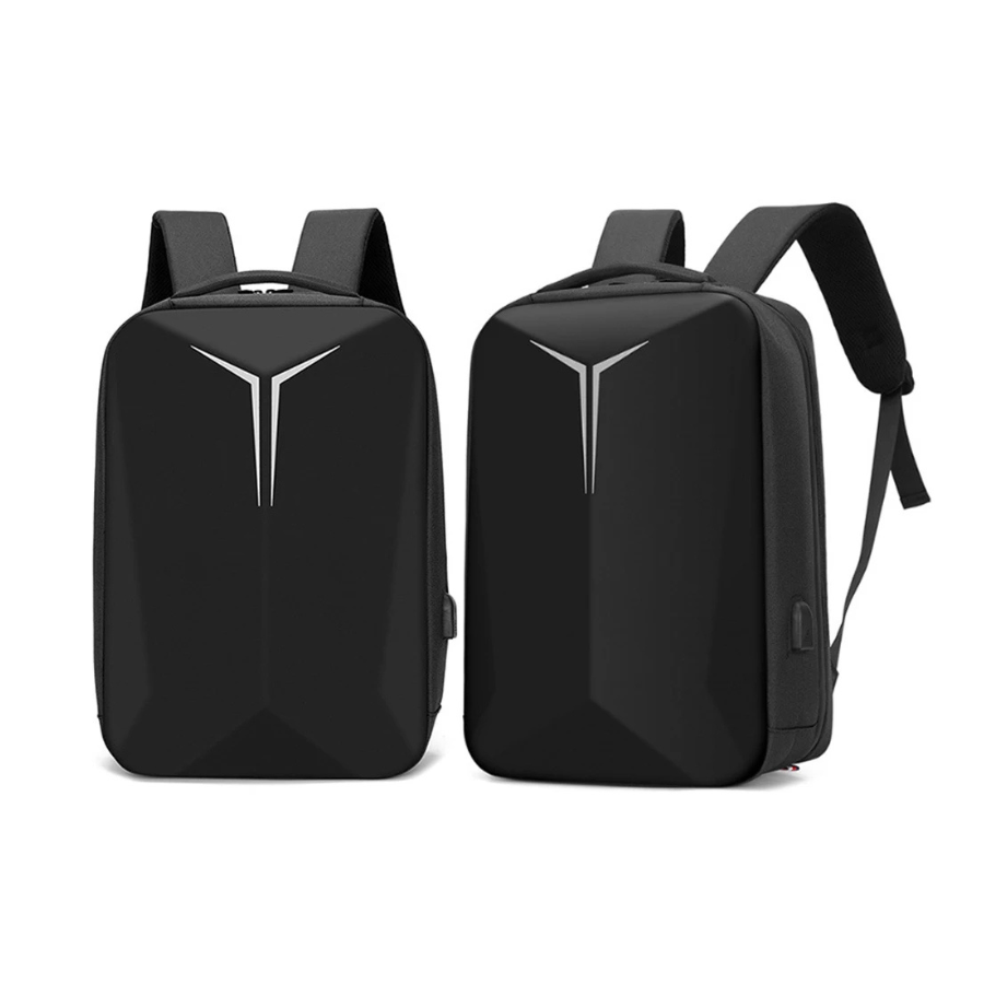 Sac à Dos Antivol Design Futuriste – Coque Rigide & Port USB