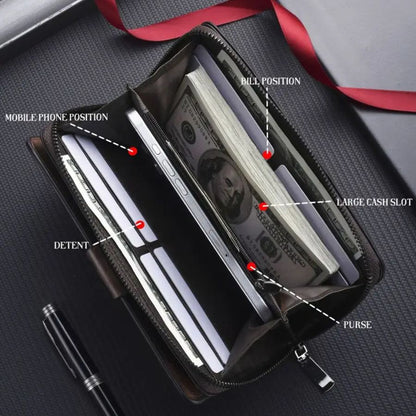 Portefeuille Class Lock – Élégance AK Pro