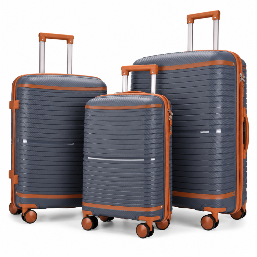 Set de 3 valises noires à roulettes AKPRO ATLAS™