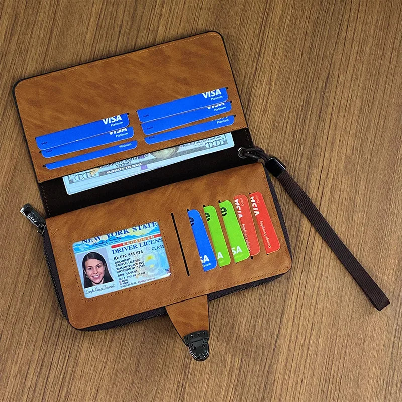 Portefeuille Class Lock – Élégance AK Pro