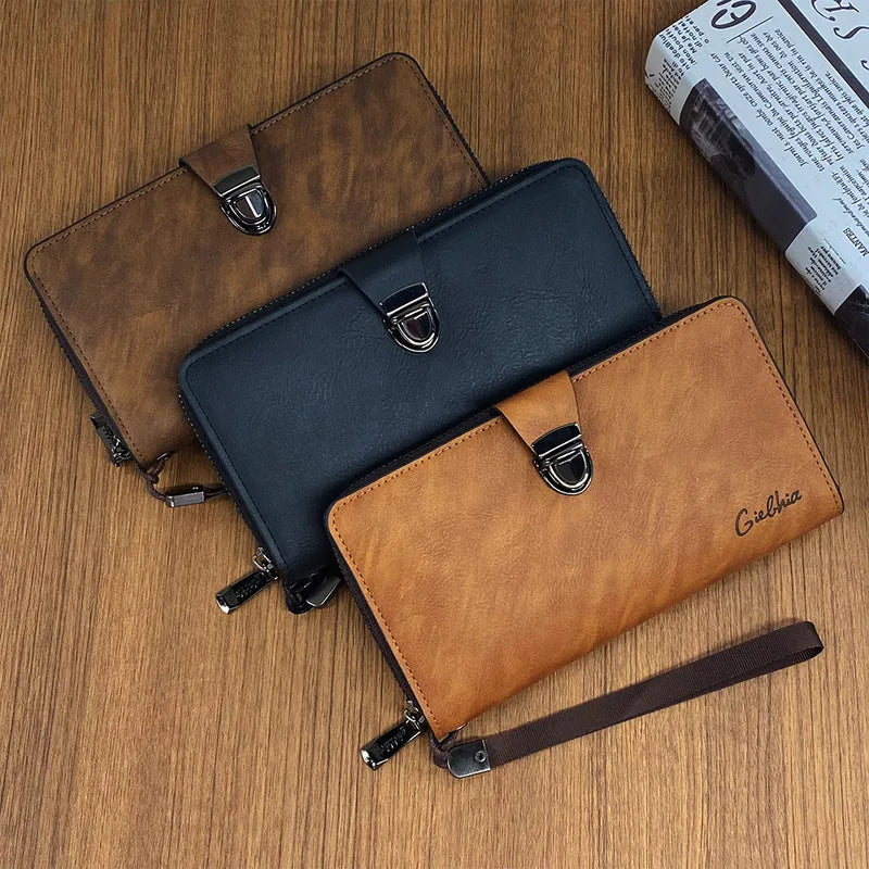 Portefeuille Class Lock – Élégance AK Pro