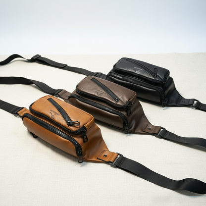 Banane Vintage en Cuir – Élégance & Praticité